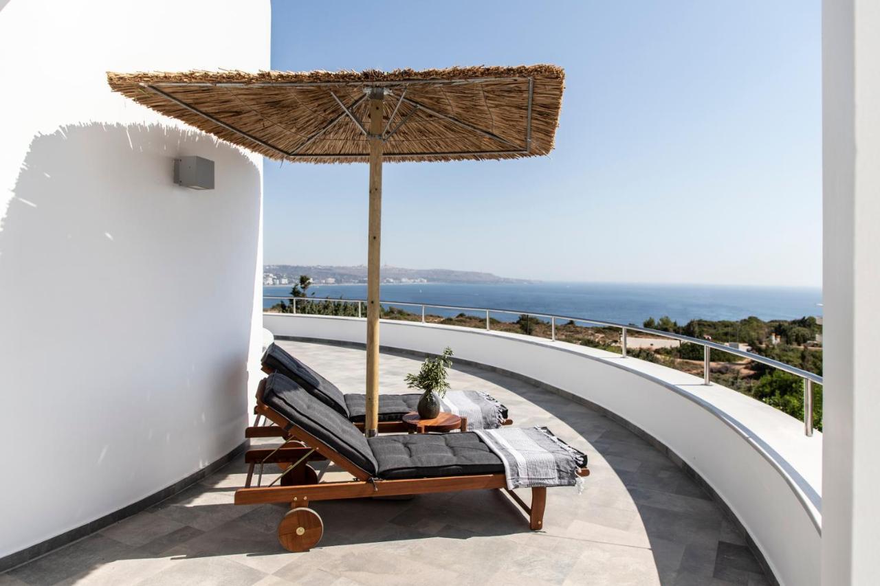 Pristine Seaview Villa , With 5-Star Resort Access Faliraki Exterior photo