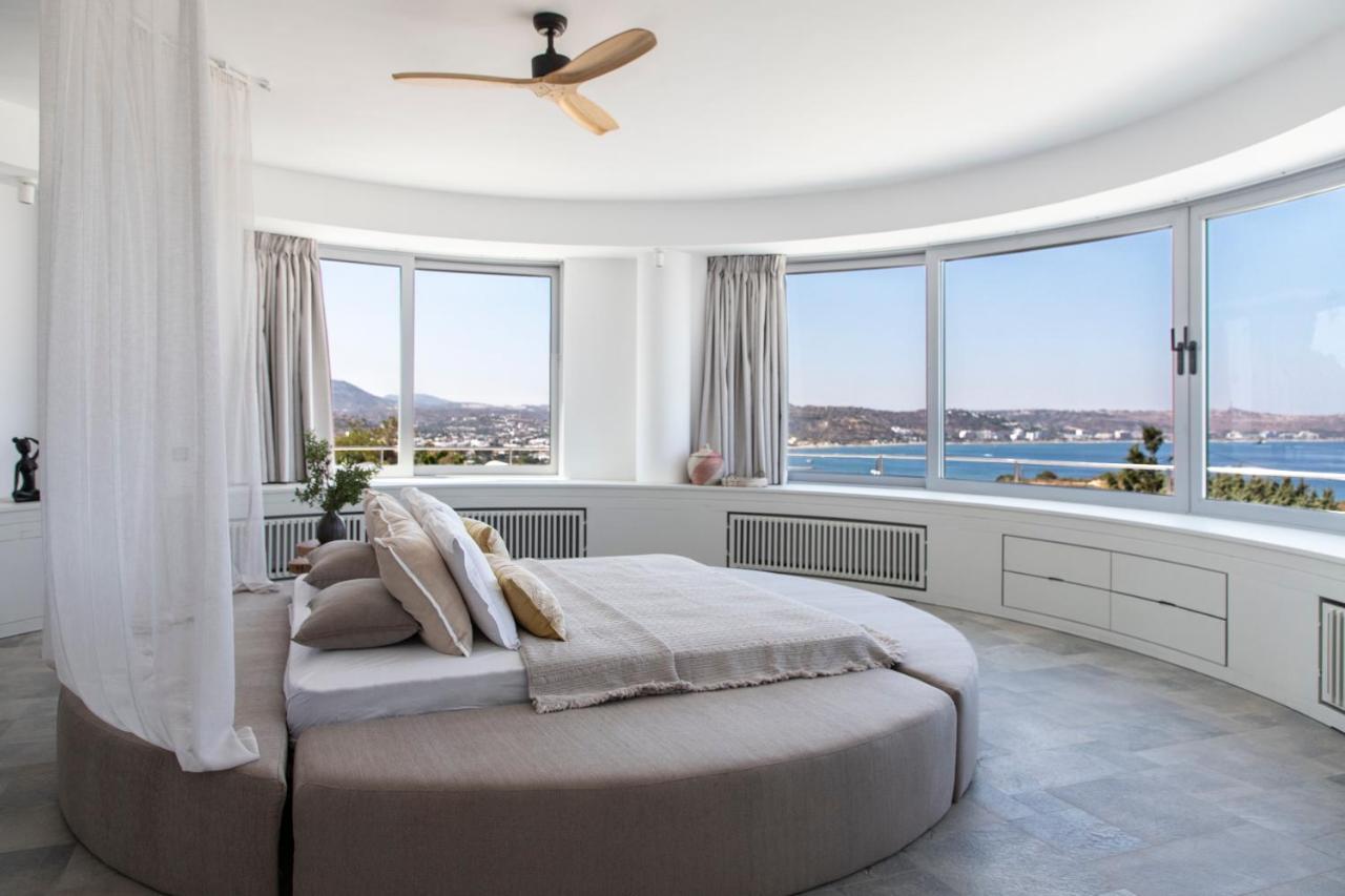 Pristine Seaview Villa , With 5-Star Resort Access Faliraki Exterior photo